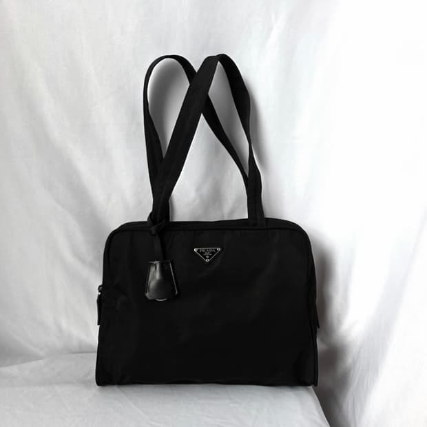 [정품 PRADA] 프라다 포코노 나일론 토트백 숄더백