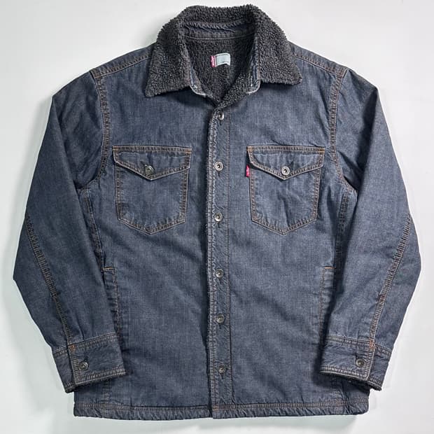 리바이스 데님 쉐르파 자켓 