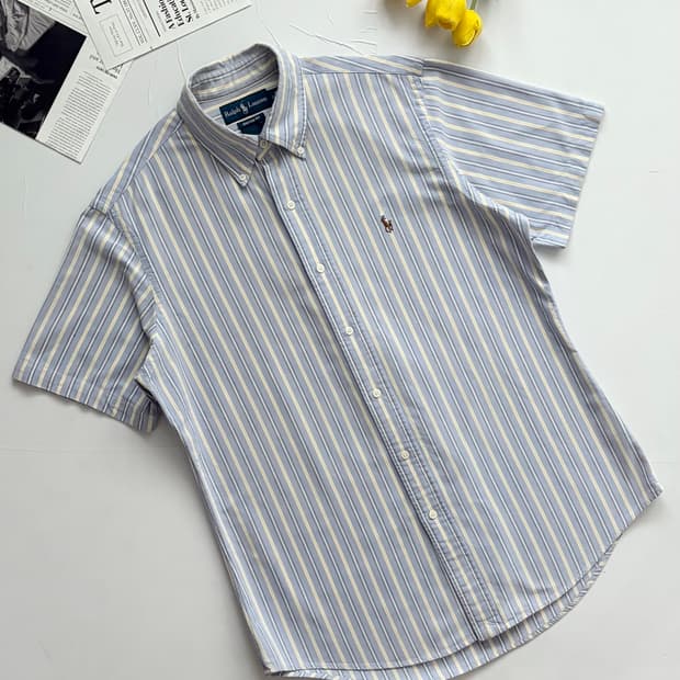 Polo 폴로랄프로렌 스트라이프 반팔 셔츠