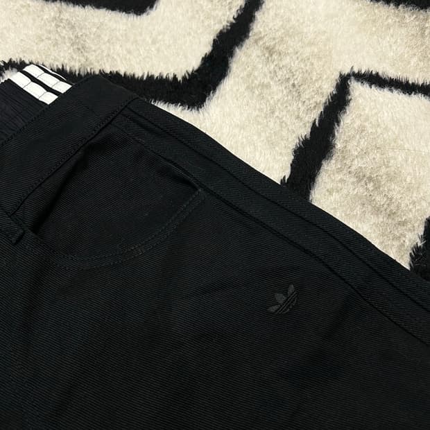 [28]아디다스 파이어버드 데님 레이어드 버뮤다 팬츠/블랙