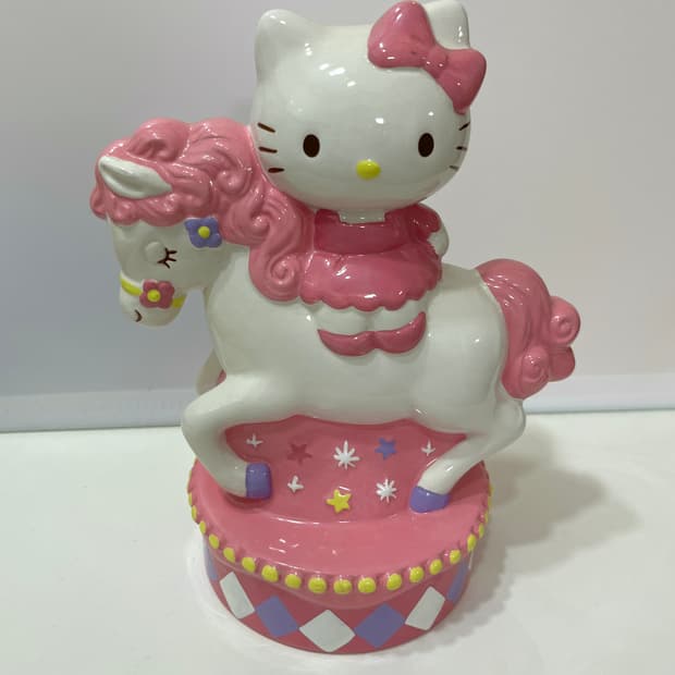 고전 키티 희귀매물) 키티 도자기 저금통