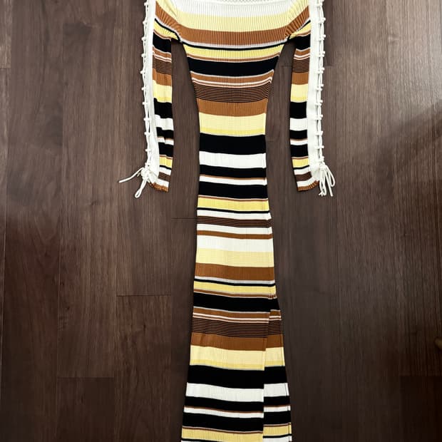 PATRIZIA PEPE 파트리치아 페페 골지 맥시 롱 원피스