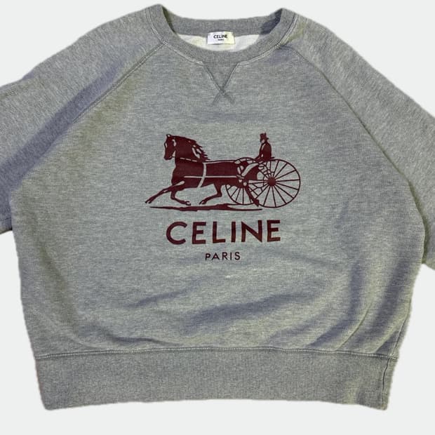 셀린느 파리스 맨투맨 그레이 S