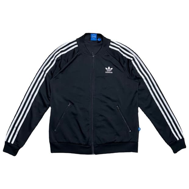 ADIDAS 트랙탑 져지 블랙 100
