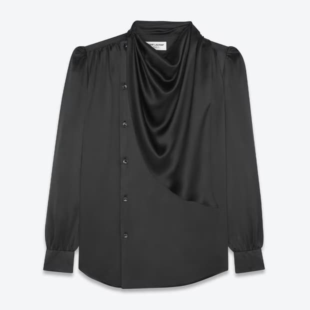 [더보이즈 찬희님 착용] 생로랑 23ss 스카프 셔츠