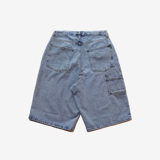 비에스래빗 카펜터 루즈핏 데님 숏팬츠 M