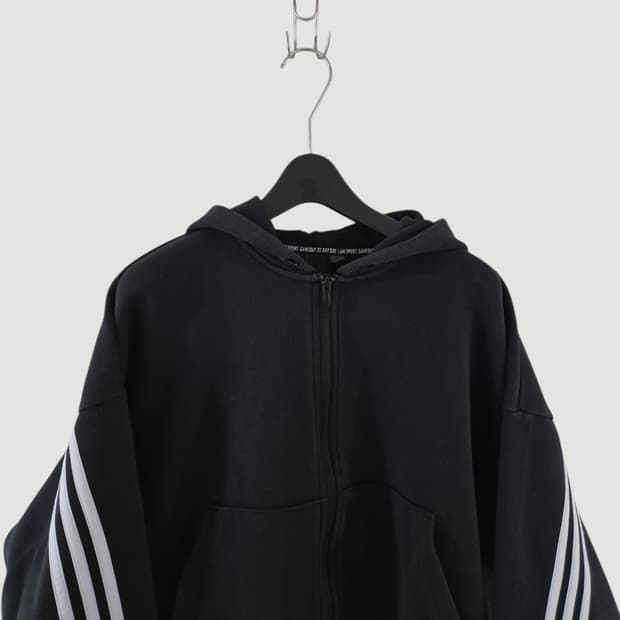 [S]아디다스 빈티지 Y2K 크롭 숏 후드집업 Women