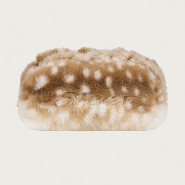 클리시어 밤비 퍼 파우치 브라운