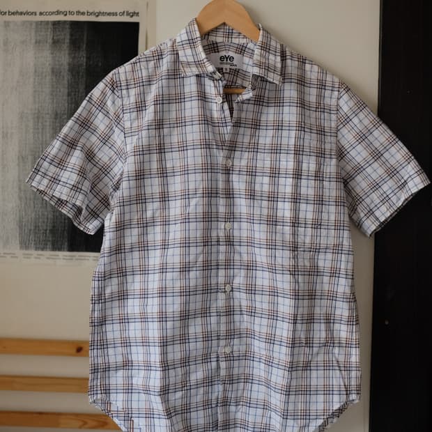 eYe 준야와타나베 꼼데가르송 반팔 셔츠 s