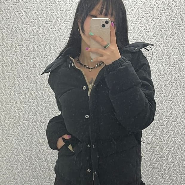 폴로 데님앤서플라이 오리털 덕다운 베이직 패딩 점퍼 M C06771