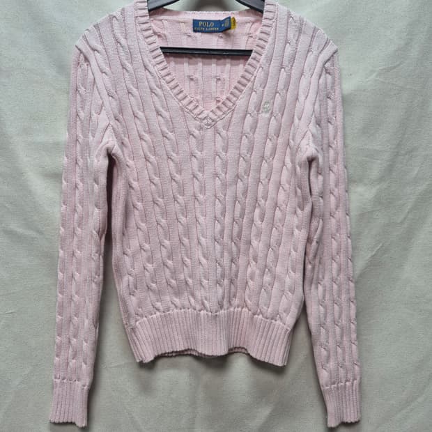 폴로 꽈베기 니트