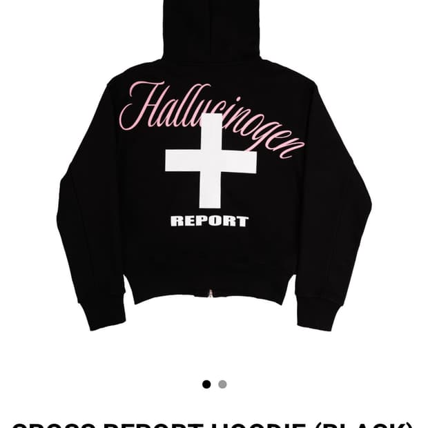 제노리포트 크로스 리포트 후디 블랙