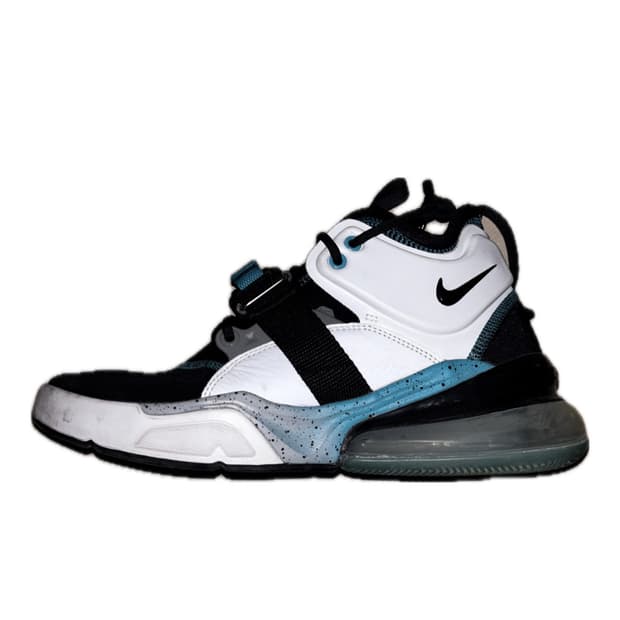 나이키 에어포스270 블랙 블루 에메랄드 화이트 하이탑 