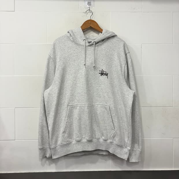 스투시 베이직 로고 후드티