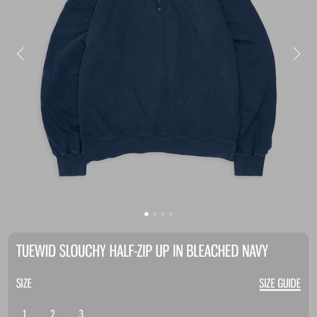 TUEWID 네이비 반집업