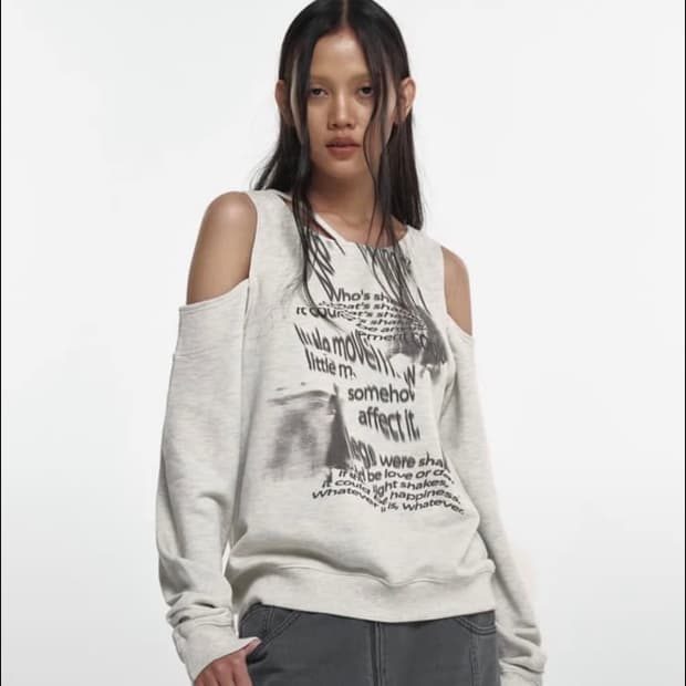 나체(NACHE) BARE SWEAT SHIRT 베어 스웨트 셔츠 맨투맨