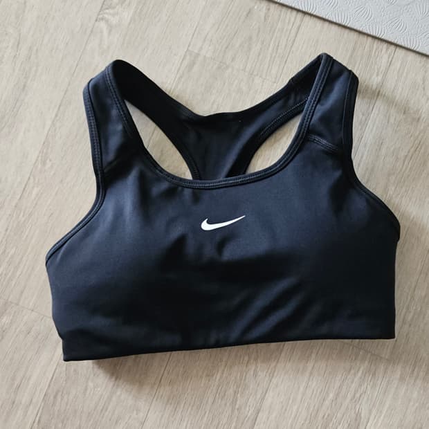 S 나이키 스포츠브라 브라탑 블랙