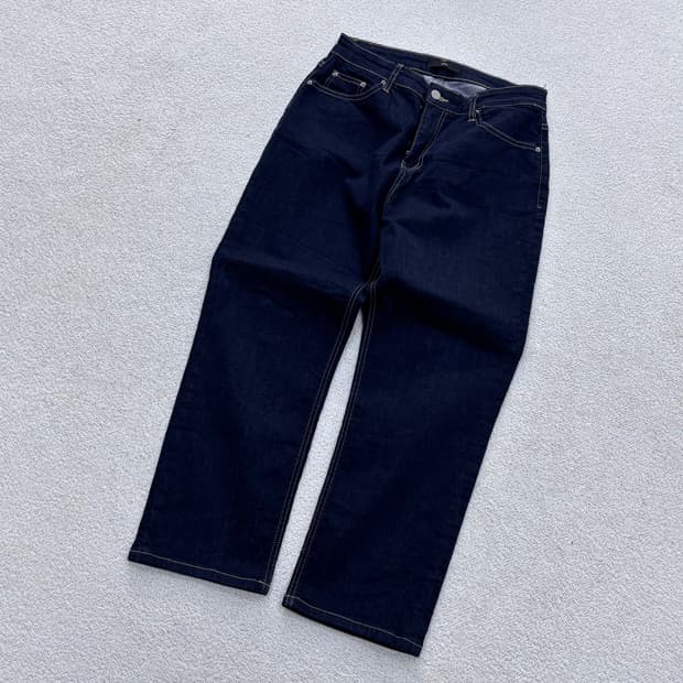 L ORR 진청 스트레이트 데님 팬츠 0423E