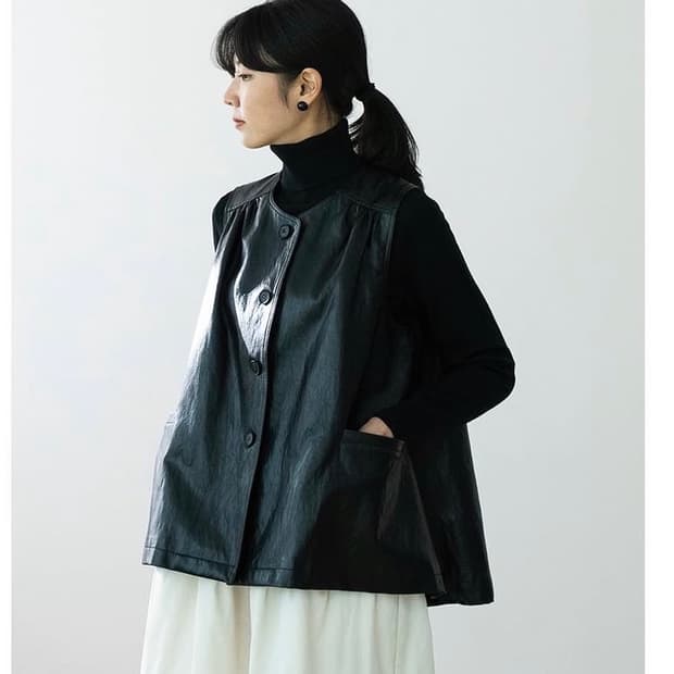 Eunoia 유노이아 가죽 조끼