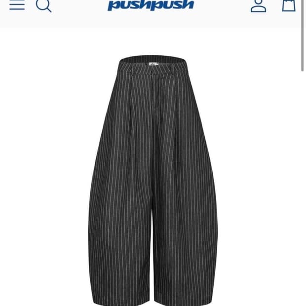 pushpush 스트라이프 팬츠 XL