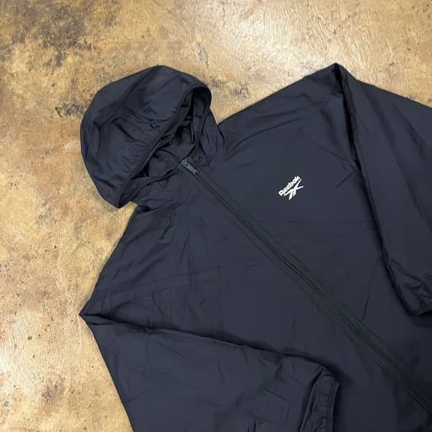 [정품/S] 리복 후드 바람막이 블랙 b8