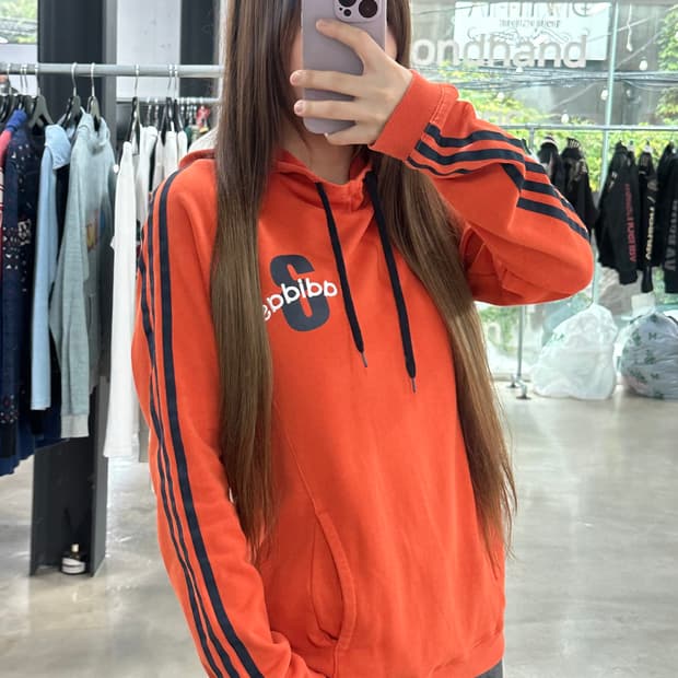 아디다스 넘버자수 하이넥 트랙 후드티
