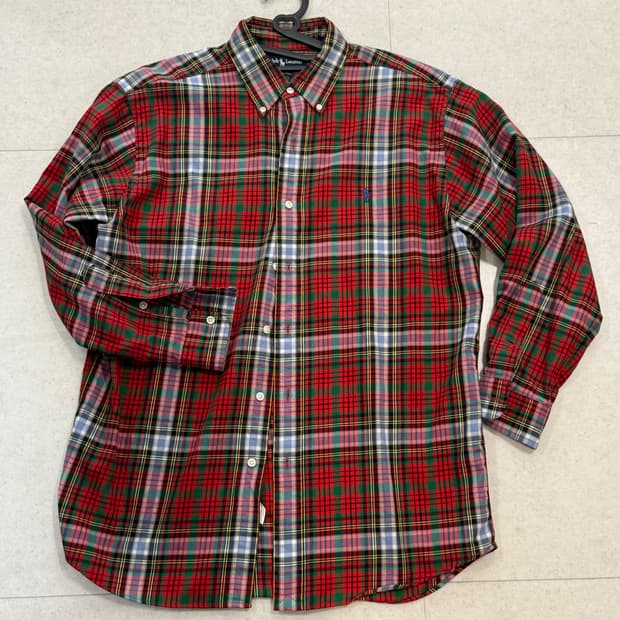 폴로 랄프로렌 크리스마스 체크셔츠