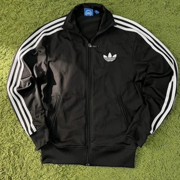 아디다스 파이어버드 블랙 검정 트랙탑 져지집업 90/S