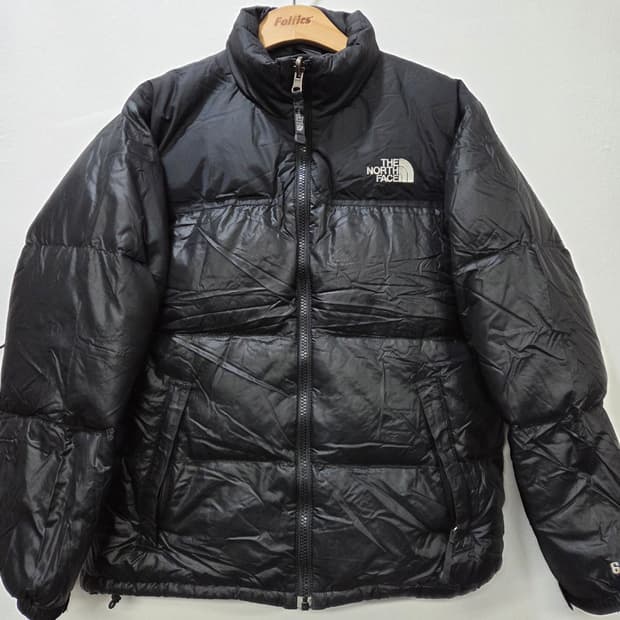 노스페이스 600 블랙 패딩 자켓 140 여성44-55 쥬니어 겸용