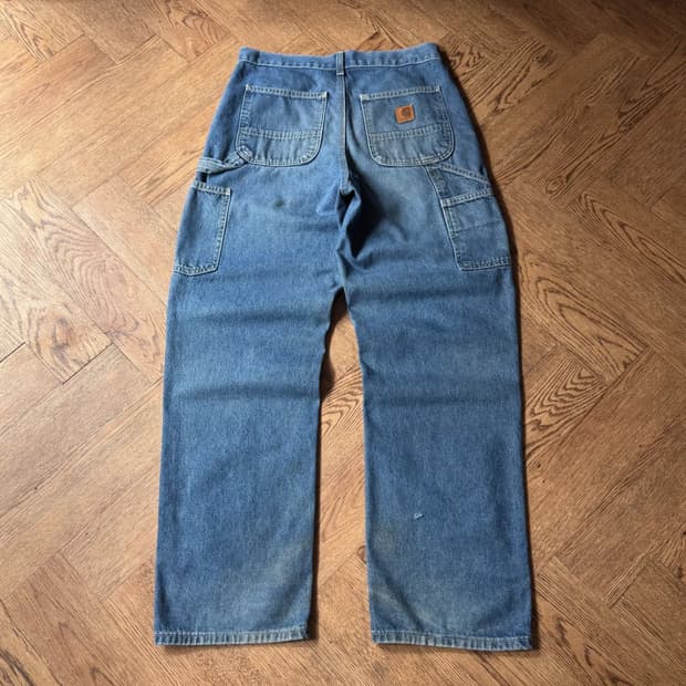 [30]칼하트 USA 빈티지 워싱 싱글니 카펜터 워크 데님 팬츠