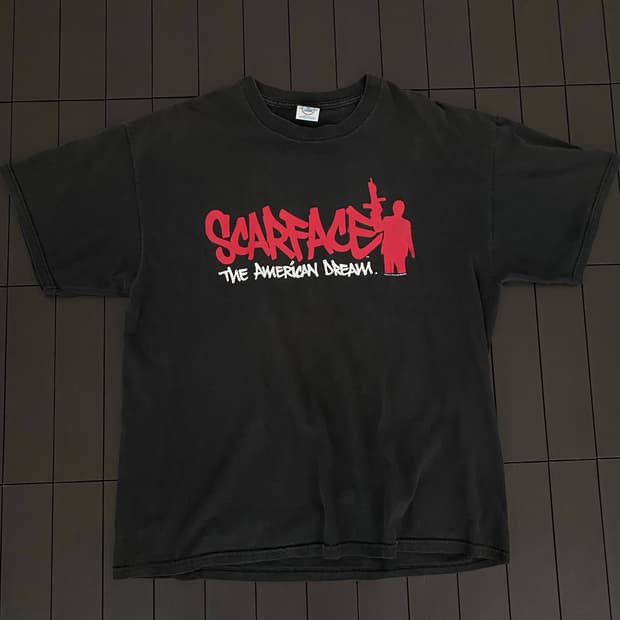 (XL) 00s 빈티지 스카페이스 무비티 티셔츠