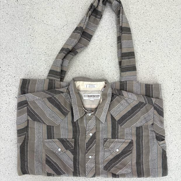 빈티지 셔츠 커스텀 숄더백