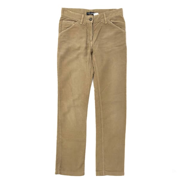 Dolce & Gabbana Beige Velvet Pants/ 38