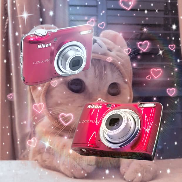 [초보추천!] 니콘 Coolpix L23 버건디 디지털카메라
