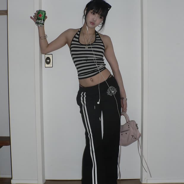 Angelic sweat pants Black