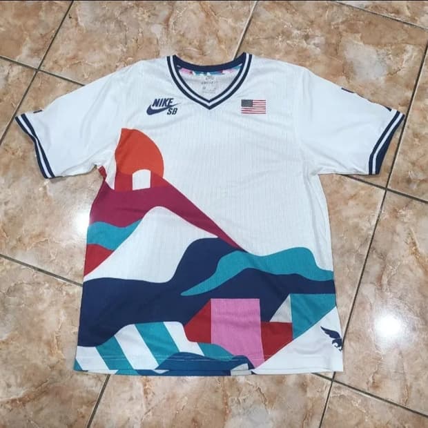 도쿄올림픽 나이키 NIKE SB Parra 팀USA 스케이트보드 져지