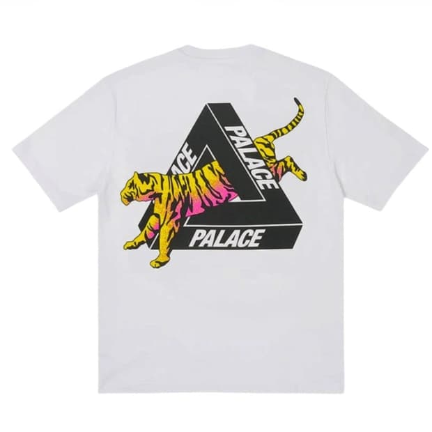 팔라스 코리아 트라이퍼그 티셔츠 화이트 - 24SS