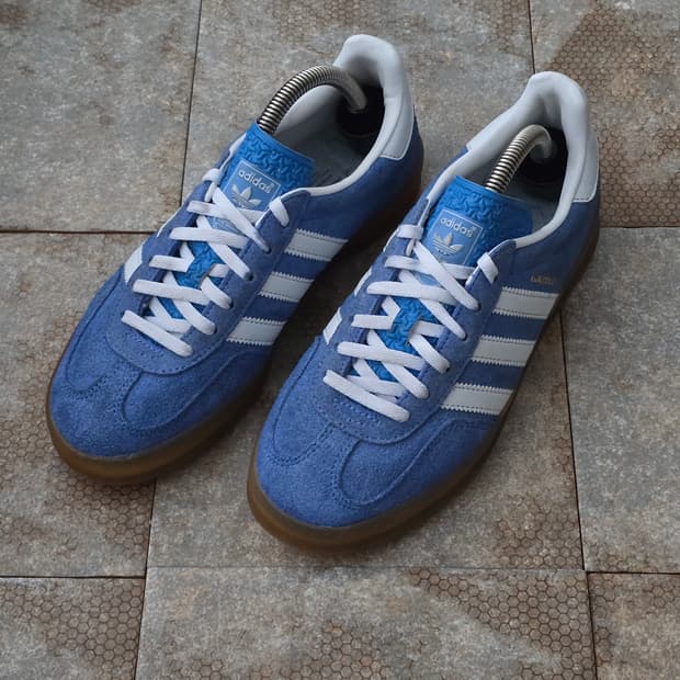 (235)아디다스 가젤 인도어 블루 퓨전 
