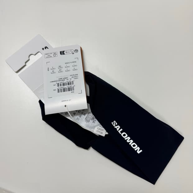 살로몬 센스 에어로 헤드밴드 블랙