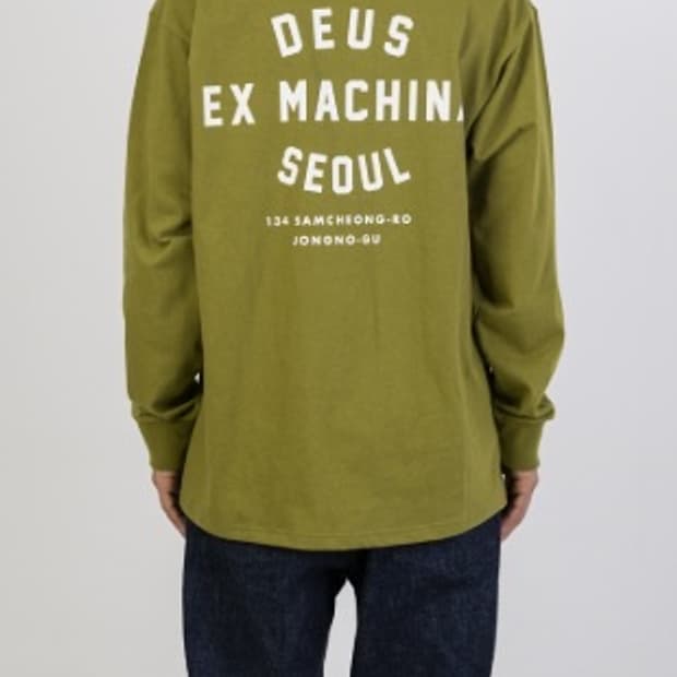 데우스 SAMCHEONG L/S TEE-ROVER GREEN 맨투맨