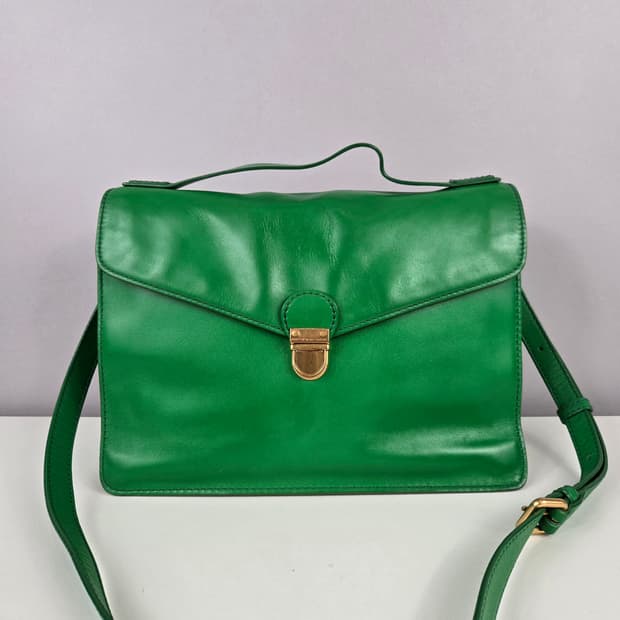 마크제이콥스 레더 사첼백 숄더백 가방 정품 그린