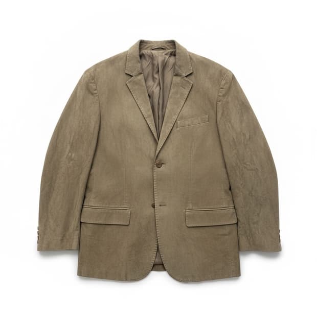 우영미 브라운 레더자켓 50사이즈