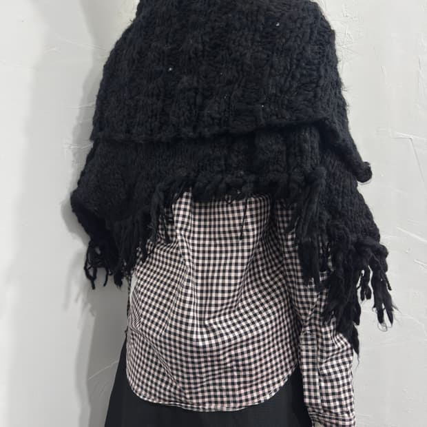 neo style shawl knit 