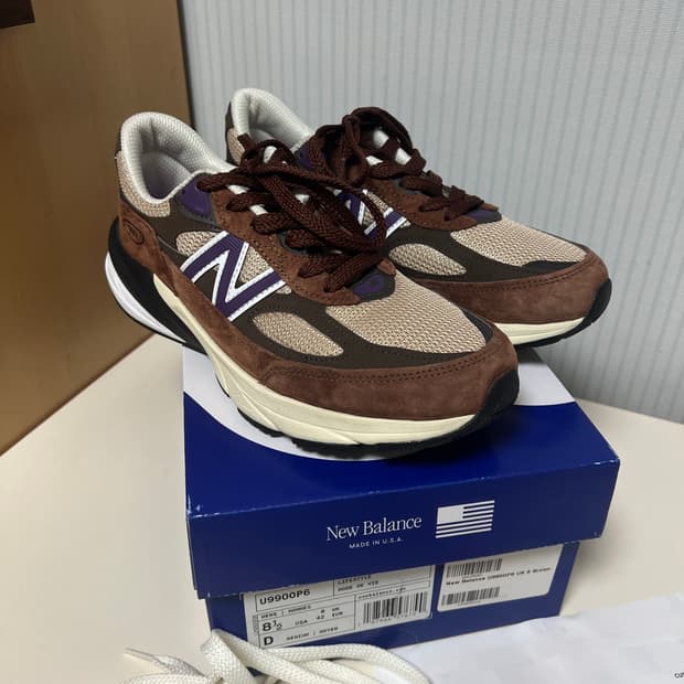 뉴발란스 990v6 메이드 인 USA 리치 오크 코스믹 그레이프