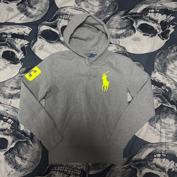 폴로랄프로렌 기모 후드티 S사이즈