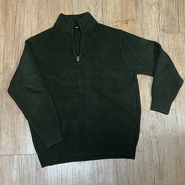 유니클로 하프집업 니트 XL