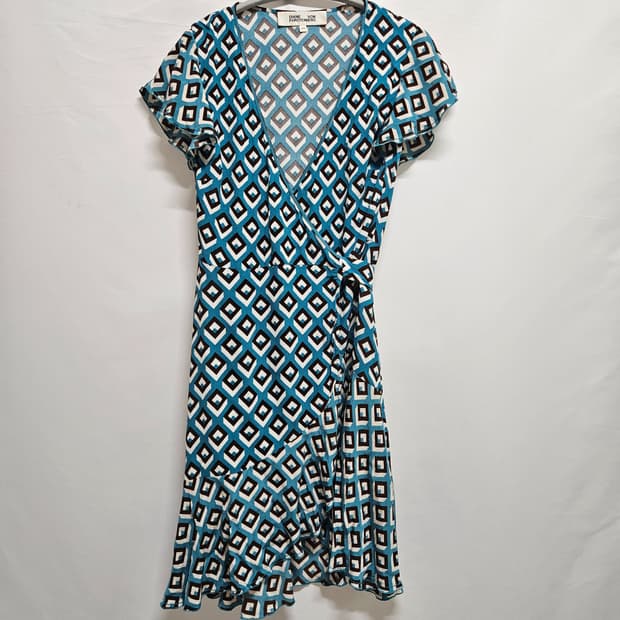다이앤본퍼스텐버그 DVF 비스코스 미디 원피스 XXS
