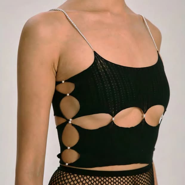 rui tank top (black)
