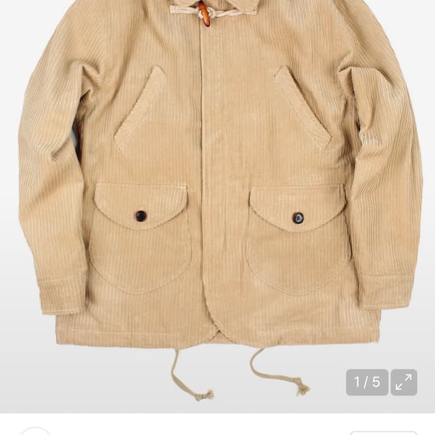 VDR 코듀로이 토글 4포켓 자켓 M(100-103)