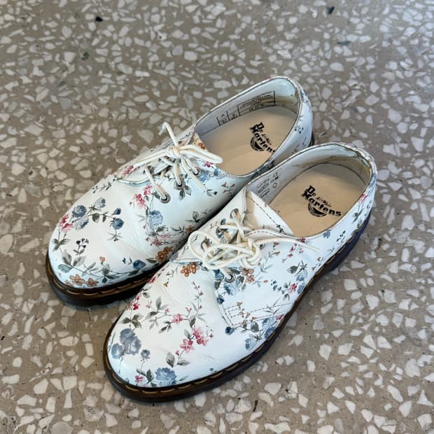Dr. Martens 1461 flower pattern shoes